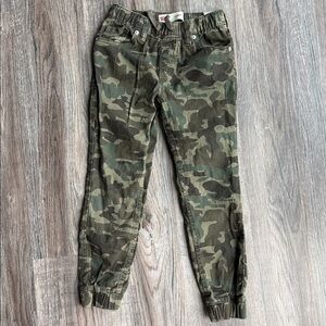 Levi's Green Camouflage Jogger Pants